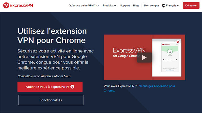 ExpressVPN sur Chrome