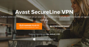 Avis Avast SecureLine VPN