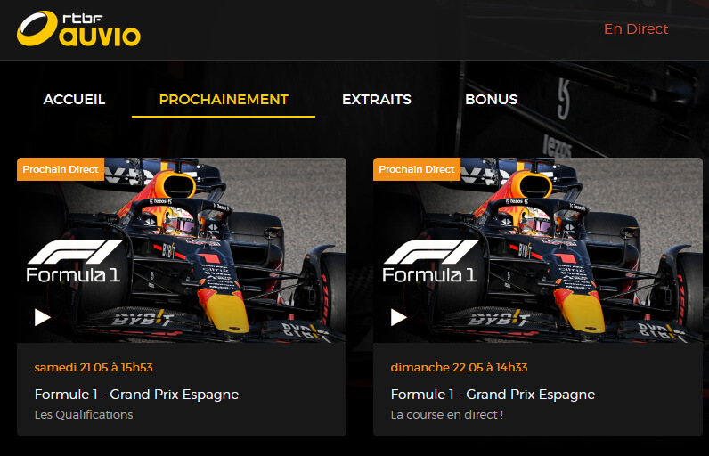 Programme TV F1 GP Espagne
